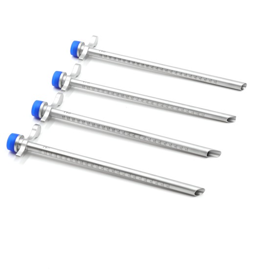 Endoscopic spinal surgery tools Endoscopic protection working cannula matching 30°/ 45°/ 70°/ duckbill type