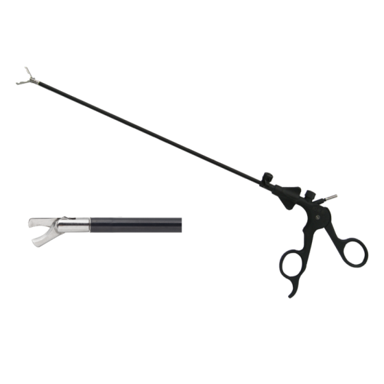 Laparoscopic surgical instrument scissors (hook scissors) single motion 5MMX330MM