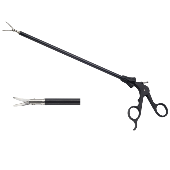 Laparoscopic surgical instrument scissors (curved scissors) 10MMX330MM