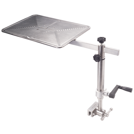 Laryngeal surgical instruments - Chest guard plate (adjustable)