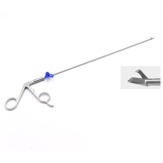 Spinal endoscope - Ligamentum flavum biting and cutting forceps - 2.5mm x 330mm -15°