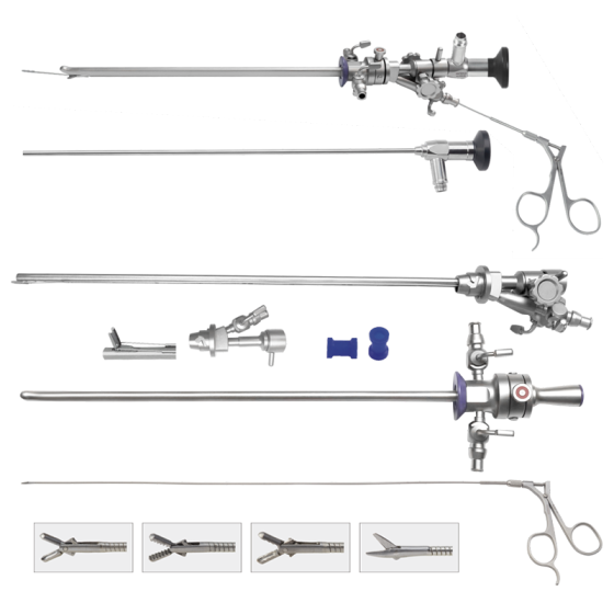 Endoscopic urological surgery instruments cystoscope set